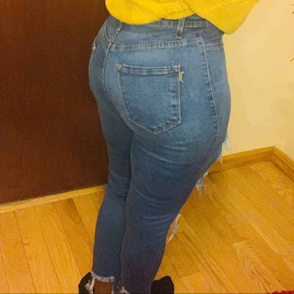 Vibrant M.i.u Distressed jeans - Picture 4 of 4